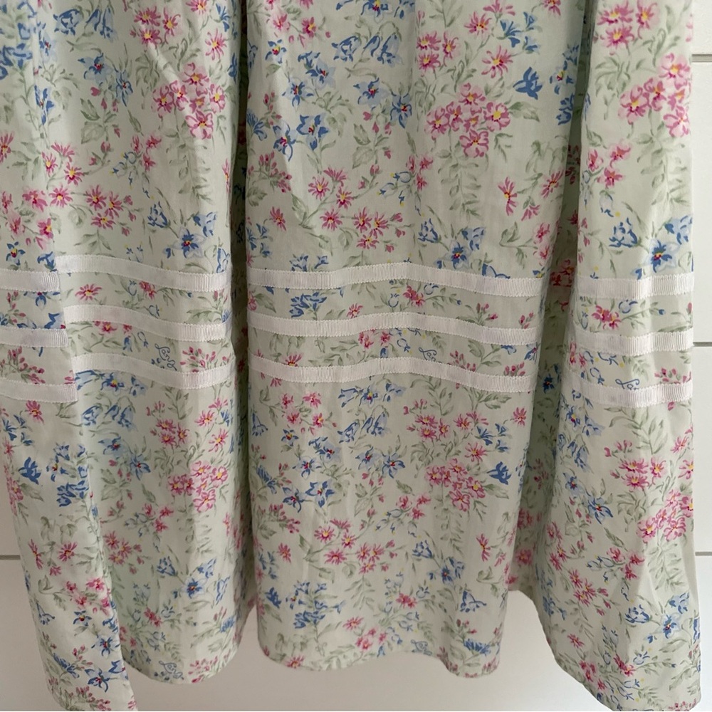 Lanz Of Salzburg Women’s Vintage Style Floral House Dress Size Small Cottagecore - Picture 8 of 10